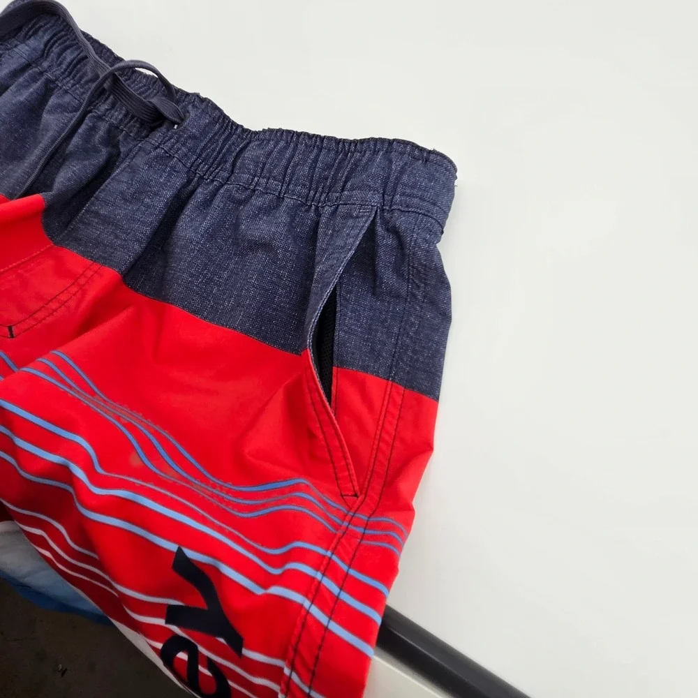 Hurley Mens Volley Swim Shorts‎ Trunks Large Vacation Pool Swimsuit Swimwear